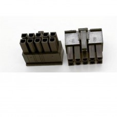 10 pin Male Power Supply Connector Socket Black for PSU (10PIN-MM)