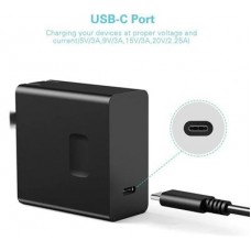 Solid Premium 45W Universal PD 3.0 USB-C Charger with USB C Cable bulk, Black op=op (45W-UC01WAE)