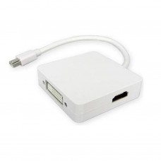3-in-1 Mini DisplayPort to DP HDMI DVI  Adapter Cable (AC-MNDP-DHD)