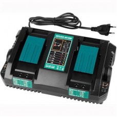 charger for Makita battery BL1815 BL1830 BL1840 BL1850 with Two Ports Dual Charger 14.4V-18V 3A (ADP-180400B1850)