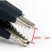 1* Plastic Handle Metal Alligator Clip, Red, Support 4MM Banana Connector (AGC-001R)