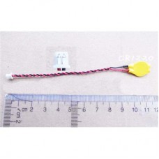 BIOS CMOS battery CR1220 with cable 2-pin stekker (CR1220) BIOS CMOS battery CR1220 with cable 2-pin stekker (CR1220)