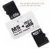 Dual Slot Micro SD (SDHC/ TF) to MS Pro Duo Card Converter (CRD-2TF-MPD-001)