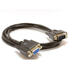 DB9 Male to Female Null Modem Cable,2m Black (DB9NM-2M-F-M) DB9 Male to Female Null Modem Cable,2m Black (DB9NM-2M-F-M)