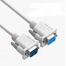 DB9 Male to Female Null Modem Cable,1.5m White (DB9NM-SK-D701) DB9 Male to Female Null Modem Cable,1.5m White (DB9NM-SK-D701)