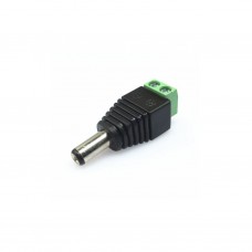 DC 5.5*2.5mm Male to Terminal Block 2 pin Adapter (DC5525-TB2-M-M)