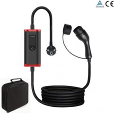 "Solid" Mobiele EV thuislader - 1 fase - 3.6kW - 16A - Stopcontact - Type 2 - Incl. opbergtas - Geschikt voor elektrische auto's en plug-in hybrides (EVC-P01-S3.6-5M) "Solid" Mobiele EV thuislader - 1 fase - 3.6kW - 16A - Stopcontact - Type 2 - Incl. opbergtas - Geschikt voor elektrische auto's en plug-in hybrides (EVC-P01-S3.6-5M)