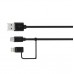 Goji 2in1 Data Cable MFI Lightning & microUSB 1m Black (G2IN117C) Goji 2in1 Data Cable MFI Lightning & microUSB 1m Black (G2IN117C)