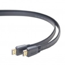 Cablexpert HDMI Male-Male Flat Cable, 1.8m, Black (H3014-CC-HDMI4F-6)