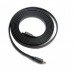 Cablexpert HDMI Male-Male Flat Cable, 1.8m, Black (H3014-CC-HDMI4F-6)