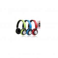 Solid Stereo Headset met microfoon, Wit/Groen, model HT-HD212 (HDS-HT-HD212)
