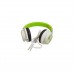 Solid Stereo Headset met microfoon, Wit/Groen, model HT-HD212 (HDS-HT-HD212) Solid Stereo Headset met microfoon, Wit/Groen, model HT-HD212 (HDS-HT-HD212)
