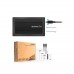 USB3.1 Gen2 (10Gbps) SATA SSD enclosure black color including USB cable type C to C (HDX-K2588G2) USB3.1 Gen2 (10Gbps) SATA SSD enclosure black color including USB cable type C to C (HDX-K2588G2)