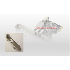 Low profile Bracket voor 3+1 poort PCIe FireWire Kaart (INT-PCE-LOW-1394-001) Low profile Bracket voor 3+1 poort PCIe FireWire Kaart (INT-PCE-LOW-1394-001)