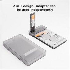 2-in-1 USB-C to M.2 NVMe and 2.5" SSD enclosure (K2578P2)