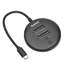 USB3.2 NVMe M.2 SSD clone docking station, With EU power supply (K3026AN)