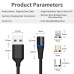 Magnetic Micro USB Cable,1M 5V 2.4A (M2X-MALT12-MC)