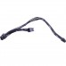Mini PCIe 6-Pin Male to 2* PCIe 6-Pin Graphics Card Dual Power Supply Cable for Apple Power Mac G5 (M6P-26P-60CM)