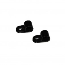 2* R-Type Cable Clips with mounting hole for Max.16pcs 22AWG Cables (MNT-RCC-03)