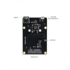 MSATA SSD bracket for RaspBerry Pi 3 model B / 2B / B + (MSATA-X850V3)