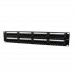 Cat.5E 48 port patch panel with rear cable management (NPP-C548CM-001)