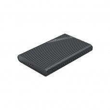 USB 3.2 Gen1 ORICO-2.5 inch USB-C Hard Drive Enclosure include both USB-A and USB-C Cable (ORICO-2521C3-BK-EP)