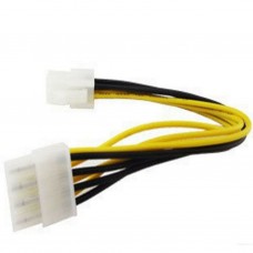 4Pin Female to 8 Pin Male CPU PSU Cable, 15CM (P1010-4PF28PM-15CM)