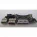 Notebook  DC Jack Audio USB IO Board  for Apple Macbook Pro 15 Retina A1398 Late 2013  pulled (PBAE011)