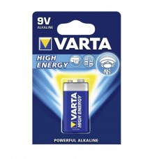 VARTA 9V High Energy Blok batterij, LR22, Blister OP=OP (PNBL-VARTA-LR22) VARTA 9V High Energy Blok batterij, LR22, Blister OP=OP (PNBL-VARTA-LR22)