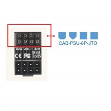 8 Pin Graphic Card PSU Port 180 degree Turning Adapter F/M, out (PSU-8P-JTO)