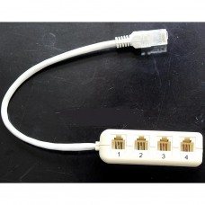 Network RJ45 to RJ11(1 TO 4) adapter (RJ45-4RJ11)
