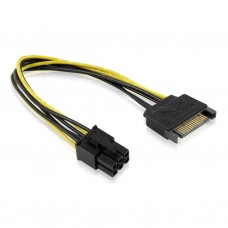 SATA 15P Supply to 6P Graphics Card Supply Converter (S1010-15P-6P)