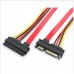 SATA II Extension Cable, 7+15, F/M, 50cm (S1010-EXT0P5) SATA II Extension Cable, 7+15, F/M, 50cm (S1010-EXT0P5)