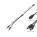 DC voeding splitter 1 naar 2 voor CCTV camera (SAC-1-2) DC voeding splitter 1 naar 2 voor CCTV camera (SAC-1-2)