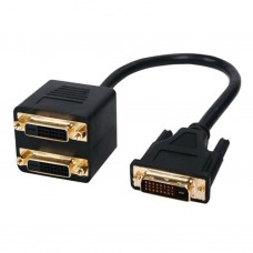 DVI-D Male 2x DVI-D Female cable (TCM561) DVI-D Male 2x DVI-D Female cable (TCM561)