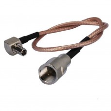 TS9 Male to FME-J (Male) Antenne Verlengkabel,30CM (TS9-FEMJ-30CM)