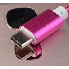 USB-C audio kabel M/F, Roze (3.5mm jack) (TYPEC-JACK35-15CM-PK)