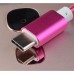 USB-C audio kabel M/F, Roze (3.5mm jack) (TYPEC-JACK35-15CM-PK)