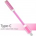 USB-C audio kabel M/F, Roze (3.5mm jack) (TYPEC-JACK35-15CM-PK)