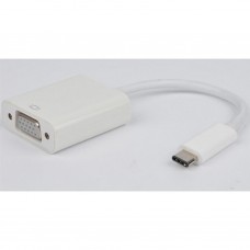 USB-C Male to VGA Female Adapter for MacBook & etc. (TYPEC-VGA-M-F) USB-C Male to VGA Female Adapter for MacBook & etc. (TYPEC-VGA-M-F)