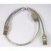 USB Type A naar 2x Type A kabel 1.5m OP=OP! (USB-2A3A) USB Type A naar 2x Type A kabel 1.5m OP=OP! (USB-2A3A)