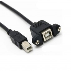 USB B Male to Female adapter cable,1M (USB-B-M-F-1M) USB B Male to Female adapter cable,1M (USB-B-M-F-1M)