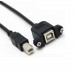 USB B Male to Female adapter cable,1M (USB-B-M-F-1M)