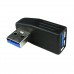 USB 3.0 A Male to Female adapter,left angled (USB3-LA-M-F) USB 3.0 A Male to Female adapter,left angled (USB3-LA-M-F)