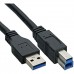 USB 3.0 Kabel, A/B, 1.8M Bulk (USB3AM-AB-18)