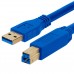 USB 3.0 Kabel, A/B, 1.8M Bulk (USB3AM-AB-18)