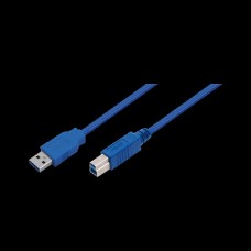 USB 3.0 A Male to B Male, blue, 1M, CU0044 (USB3AM-BM-1MBU) USB 3.0 A Male to B Male, blue, 1M, CU0044 (USB3AM-BM-1MBU)