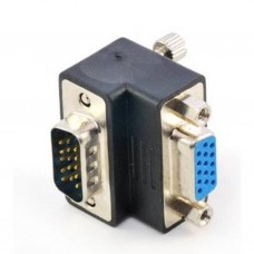 15 HD VGA Gender Changer Adapter,90°angled , Female-Male (A-VGA-F-M-90)
